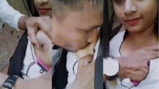 Pasangan Mesum Beraksi Di Teras, Video Panas Mahasiswi India