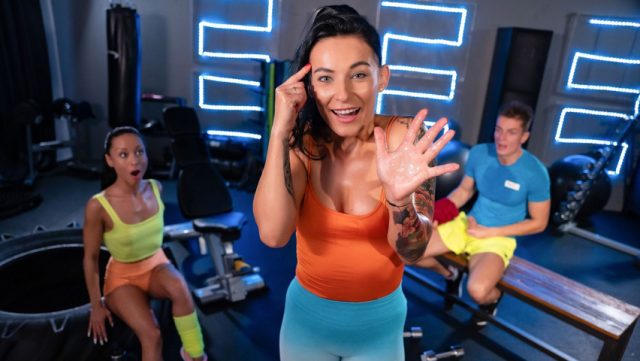 Sexyhub – Big Cock Gym Threesome With Babes