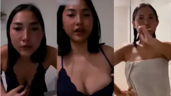 Cybel Mandi Sambil Menggoda Diri Secara Live