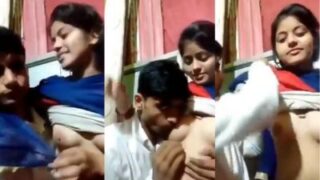 Paman Mesum Mengisap Payudara Montok Sepupunya Dalam Video Panas Desi