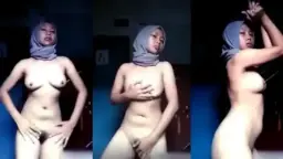 Hijab Bergoyang Menggoda Dengan Rambut Kemaluan Yang Menggairahkan