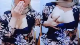 Jilbab Basah Keringetan Di Kantor, Jari Mainin Pentil Sampe Muncrat.
