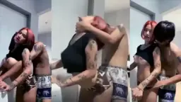 Tiktoker Bertato Toge Digoyang Ganas Oleh Kakak