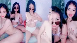 Duo Abg Adik Kakak Live Telanjang Bareng, Makin Liar Makin Basah.