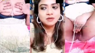 Cewek Desi Bugil Bikin Si Cowok Ngaceng Pas Video Call Sange
