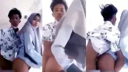 Cewek Hijab Cantiknya Bikin Ngaceng, Apalagi Pas Di Samping Jamet Bego Yang Gak Bisa Nahan Nafsu.