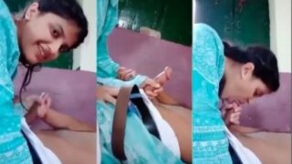 Desi Cewek Kasih Sepupu Kena Hisap Kontol