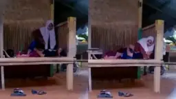 Viral Abg Hijab Ngewe Liar Di Gubuk Sampai Crot