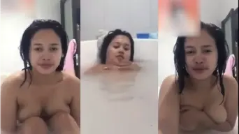 Berendam Sambil Ngajak Pascol Ngeces, Basah-basah Bikin Greget.